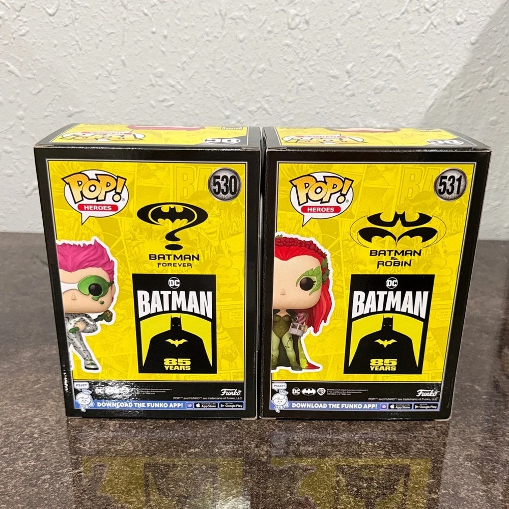 DC The Riddler #530 & Poison Ivy #531 Funko Pop Bundle - Picture 2 of 6